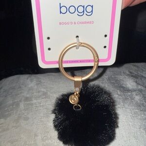 BOGG BAG Black Pouf Charm “bougie Bogg” Brand New!